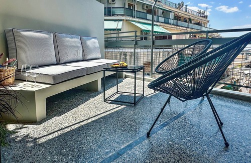 Pangrati Apartment | Acropolis-View Penthouse | Haute Athenian