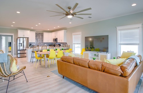 Saint Elmo House | Across from Beach, Ocean Views, Heated Private Pool, Steps To Sand, Dog Friendly