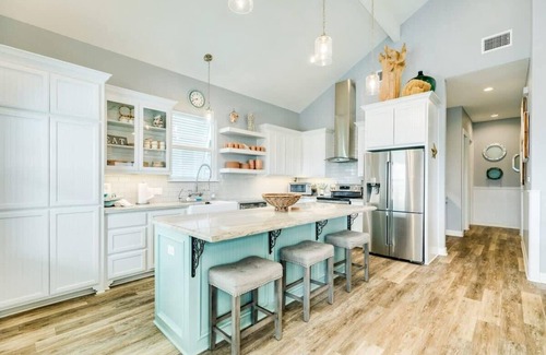 Surfside Beach House | Across from Jetty Park and Best Ship Watching!