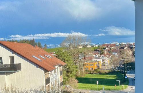 Lindenberg im Allgaeu Apartment | AdlerHorst Bright and Stylish with Mountain View