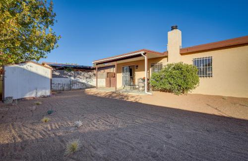 Northeast Heights House | Adobe Home in Albuquerque with Covered Patio