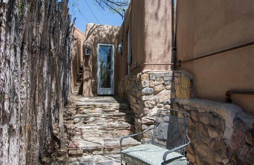 Historic Eastside House | Adobe on Hillside in Santa Fe