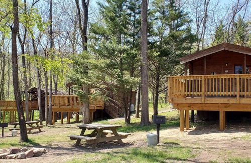 Luray Cabin | Adorable river front cabin ,with hot tub on the River