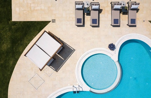 Stavromenos Villa | Aelia Residence, Wellness & Leisure with 100m² Heated Pool, Whirlpool, Sauna&Gym