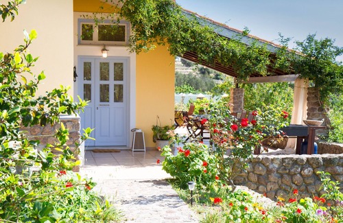 Kontos Villa | Aelia Villa, with Magnificent View and Huge Private Pool.