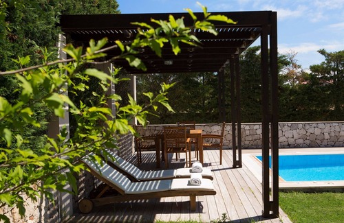 Agios Ioannis Villa | Aeriko-Ammos Beachfront Villa with Stunning View and Private Pool