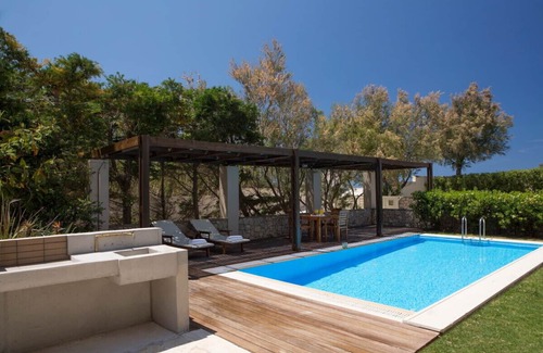 Agios Ioannis Villa | Aeriko-Anemos Beachfront Villa with Stunning View and Private Pool
