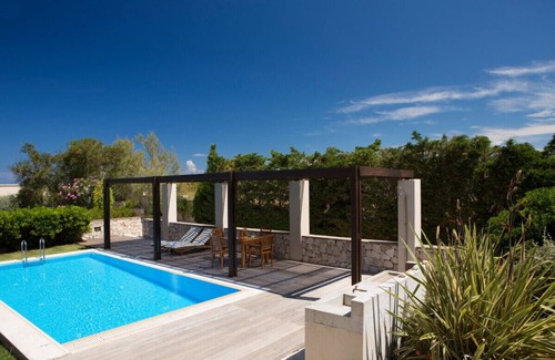 Agios Ioannis Villa | Aeriko-Gorgona Beachfront Villa with Stunning View and Private Pool