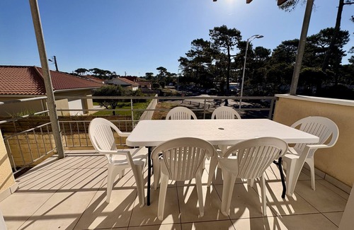 Biscarrosse Plage Apartment | Agréable T3 en Duplex dans résidence avec piscine (091)