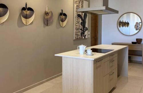 Pointe Aux Piments Apartment | AH-10 - Luxury 3 BR Beach Apartment in typical island village by Althea