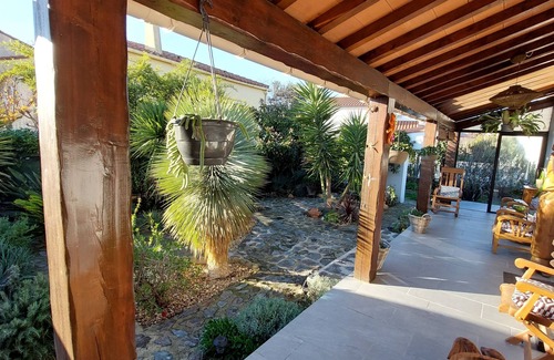 Elne House | Air-conditioned 4-person house with garden and pool 10 minutes from the beach