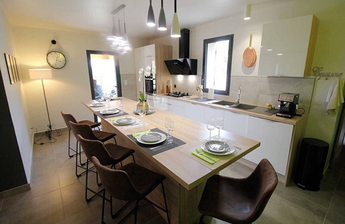 Orgnac-l'Aven House | Air-conditioned farmhouse, private pool, in Orgnac-l'Aven, Ardèche, pets allowed (1).