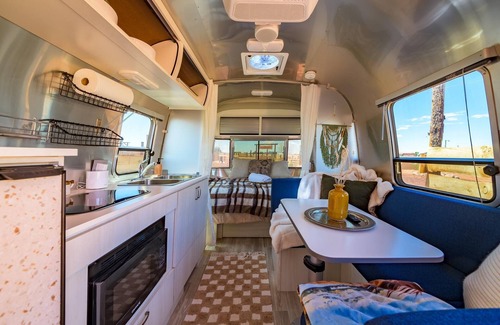 Valle House | Airstream w/ Private Hot Tub (Unit H) - 5 Person Airstream with Private Hot Tub