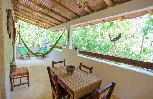 Downtown Cancun Cabin | Akumal, jungle cabin Nicteha
