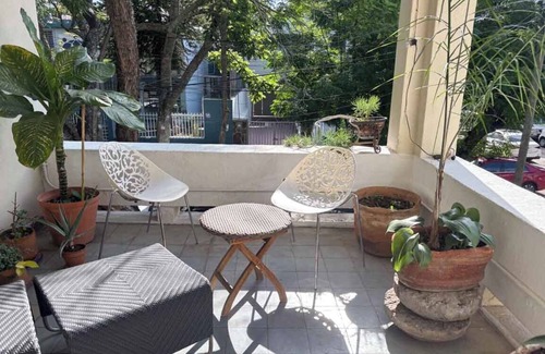 Lafayette House | Alarcon apartment: two-story, 4 bedrooms, hall, balcony, terrace.