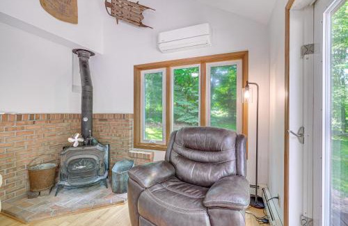 Alden House | Alden Home with Fire Pit Steps to Torch Lake!