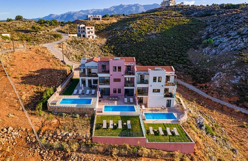 Katochori Villa | Aliganou village - complex of 3 villas - 3 private pools