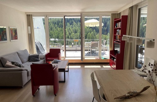 Engadin Scoul Apartment | Allegra and welcome to the Tulai D74 vacation apartment
