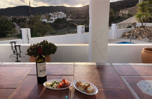 Los Alias Condo | Almond Reef Accommodation delightfully restored apartment, quiet, rural village.