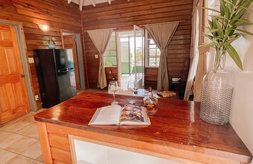 Falmouth Harbour Cottage | Aloe Cottage, Cute 2 Bedroom Caribbean Cottage with 2 Verandas