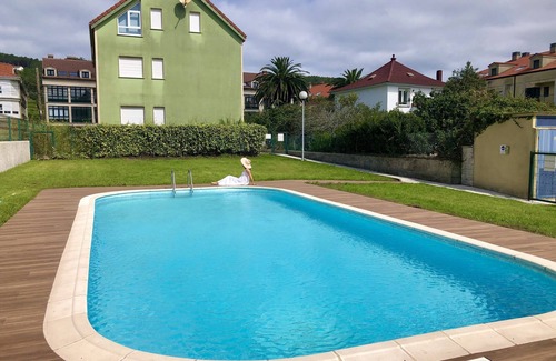 Fisterra Condo | Along Camino De Santiago first line of the beach.