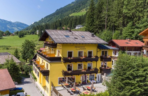 Bad Gastein Cottage | Alpenpension GASTEIN - Double room mountain view, shower, WC, balcony
