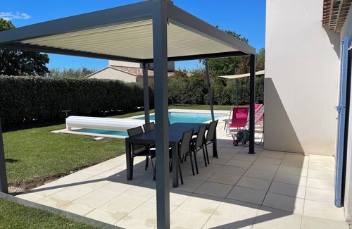Paradou Villa | Alpilles (Paradou): Aupiho villa 6 pers. + heated swimming pool (room, climate.)