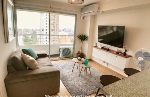 Surquillo Apartment | ALU Apartments - Limit with Miraflores Panoramic City View