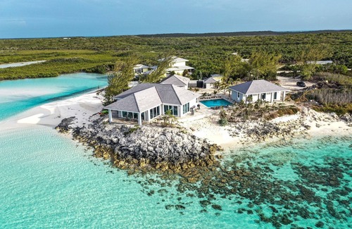 William's Town House | Always Calm Beach. No Estate like this in Exuma! Brand New on protected sand bar