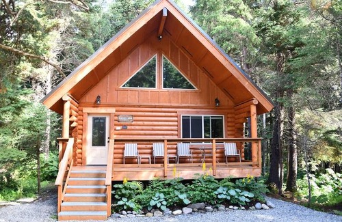 Girdwood Cabin | Alyeska Hideaway Log Cabins - Placer Cabin
