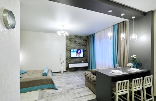 Tsentralny District Apartment | AmaFlat 47m2 City center. Bright and comfy. Modern building