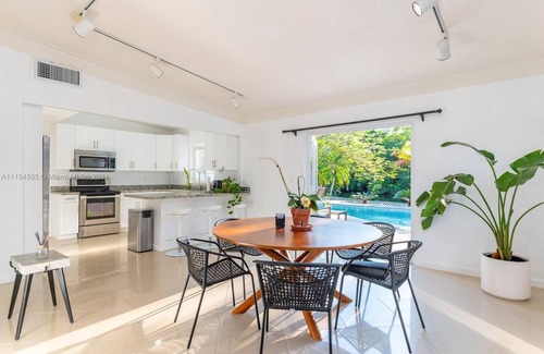 Wilton Manors House | Amazing backyard for Family vacation with heated pool.