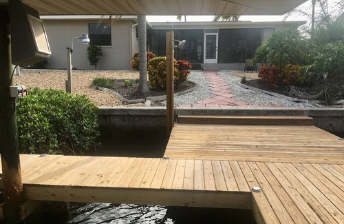 Apollo Beach House | Amazing, completely renovated waterfront home with boat dock