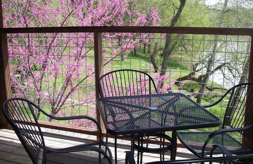 Bastrop Cabin | AMAZING LOG TREEHOUSE CABIN ON THE COLORADO RIVER