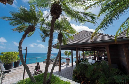 Grand Cul-de-Sac Villa | Amazing ocean view 7 bedroom villa with heated infinity pool and jacuzzi