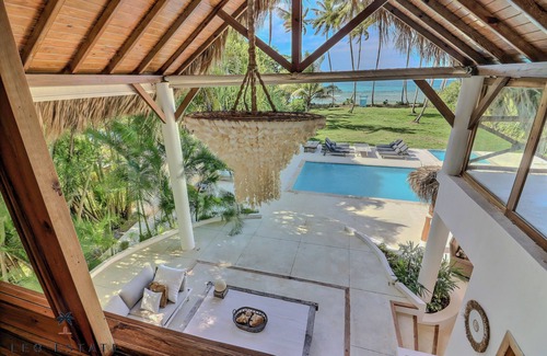 Las Terrenas Villa | Amazing unique beachfront Luxury villa Cap Bonita offers breathtaking ocean view