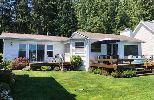 Grapeview House | Amazing Updated Lakefront Cabin with Hot Tub and Dock