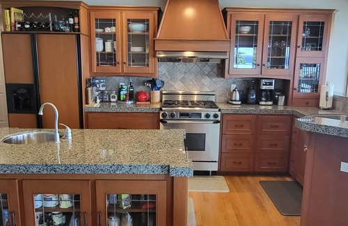 Camano Island House | Amazing Views and Whale Watching from Indoors and Outside, with AC!