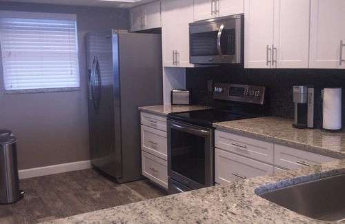 Bradenton Beach Condo | AMI Completely Renovated Sunset Paradise! Direct Beach Front Gulf View Condo#105