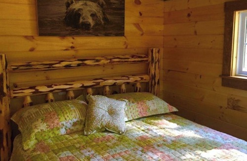 Fort Gay Cabin | Amish-Built Log Cabin with Private Ravine Views