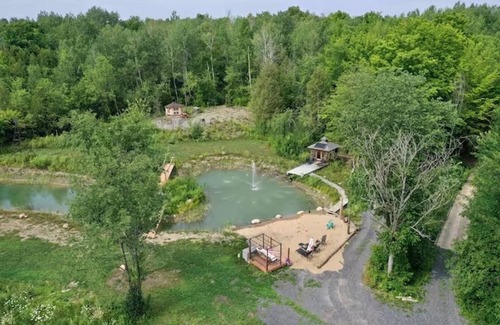 Alexandria Cabin | Anastasia’s Domain 5, Farm stay, off grid cabin in a beautiful forest!