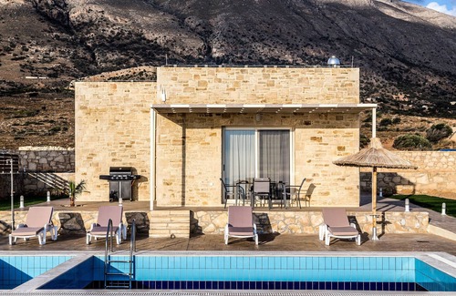 Triopetra Villa | Anatoli villa,south Crete Kids Pool, Near Beach