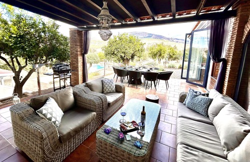 Pinos del Valle Villa | Andalusia Luxury villa with private heated pool, spectacular Sierra Nevada views