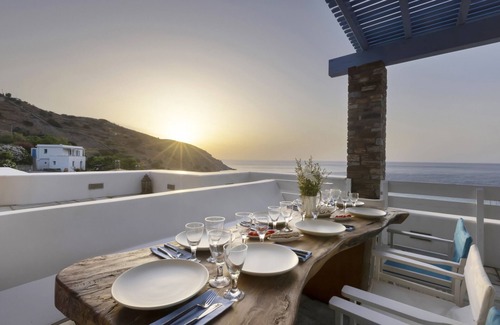 Steniai Villa | Andros 1 · Luxury villa by the beach