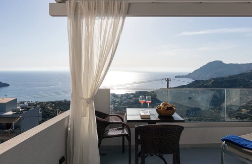 Mirthios Apartment | AnnaView Top Floor Suite No11 with amazing Seaview