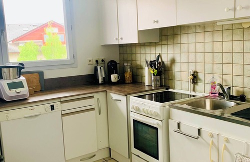 Cran-Gevrier Apartment | Annecy center top floor, mountain view terrace 2 bedrooms