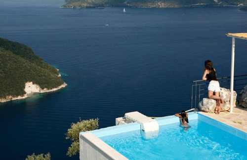 Katokhorion Villa | Antigoni's villas - one of the most amazing views in the mediterranian sea