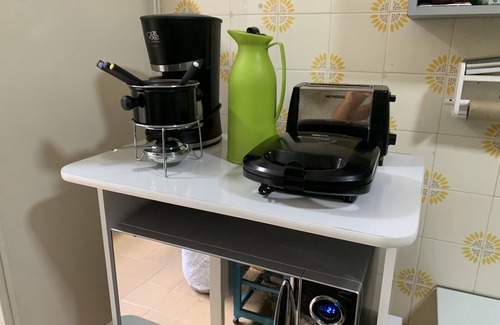 Olaria Apartment | AP 2 Qts wifi Fireplace Pool Sauna Quadra play /Picnic area