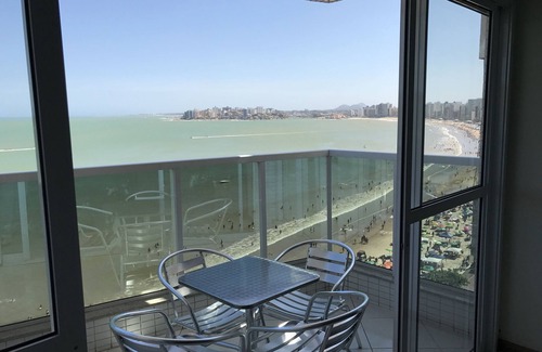 Praia do Morro Apartment | Ap 702A front balcony Av Beira Mar 988 Praia d Morro 3 bedrooms 3 bathrooms 2 garag