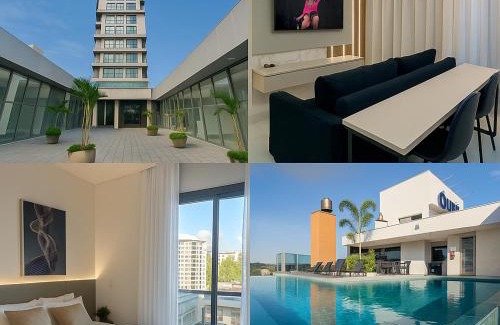 Centro Apartment | Ap completo a 900m da Oktoberfest com Piscina, academia, Wi-Fi, ar condicionado e garagem privativa